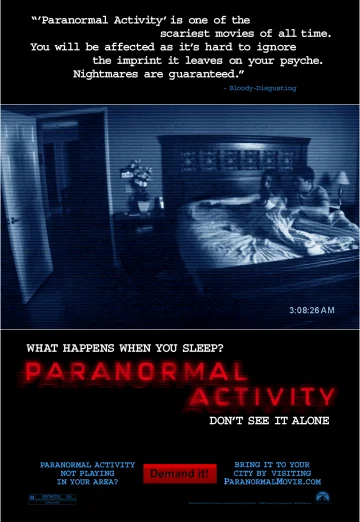 ดูหนัง Paranormal Activity (2007) เรียลลิตี้ ขนหัวลุก