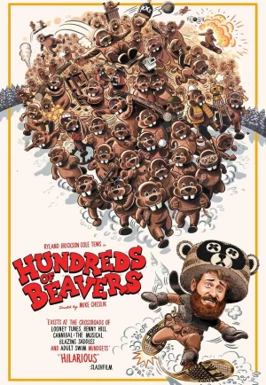 ดูหนัง Hundreds of Beavers (2022) ฮันเดร็ดส์ ออฟ บีเวอร์ส (เต็มเรื่อง)