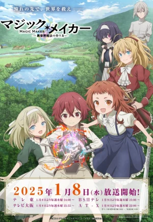 ดูอนิเมะ Magic Maker Isekai Mahou no Tsukurikata (2025) เกิดใหม่ทั้งทีต้องได้ใช้เวทมนต์ที่ต่างโลก (EP1 - EP2)